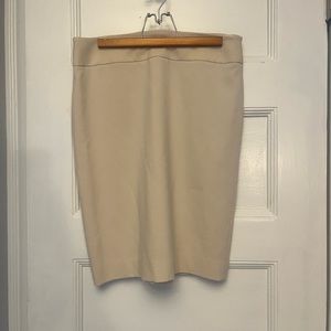 Anne Klein beige pencil skirt